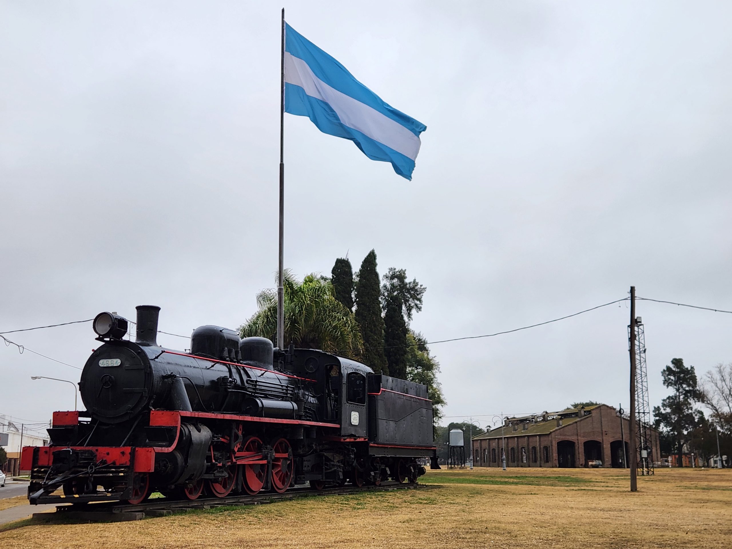 Balnearia, la estación de ferrocarril y el pueblo