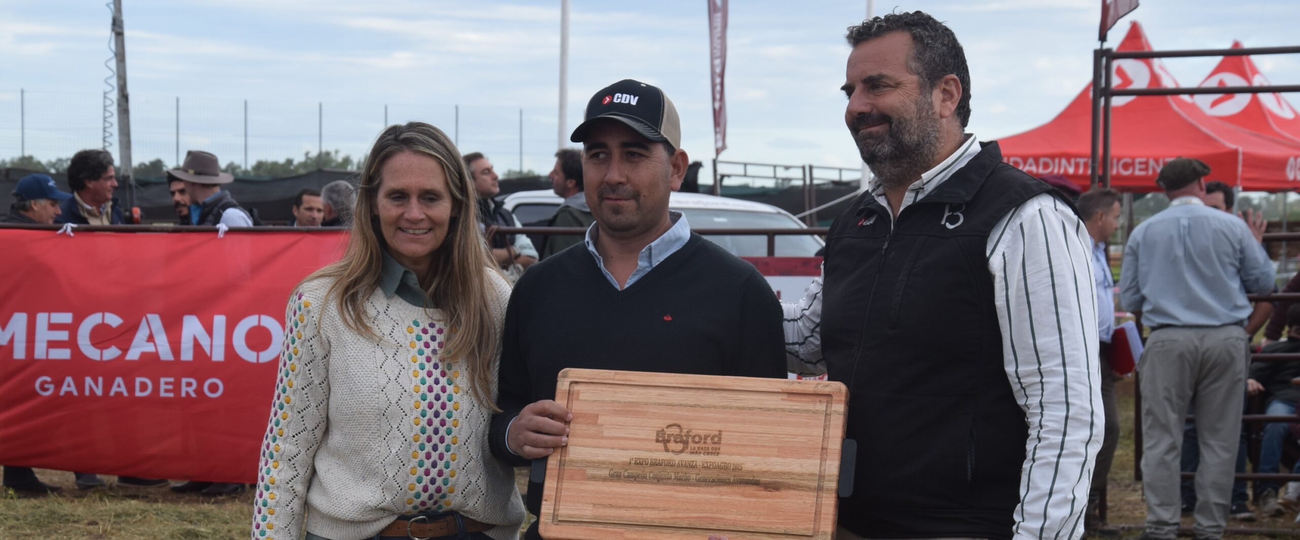 Expoagro conoció a los mejores Braford a corral